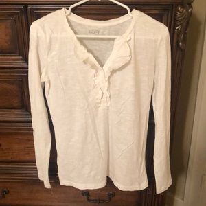 Loft white shirt